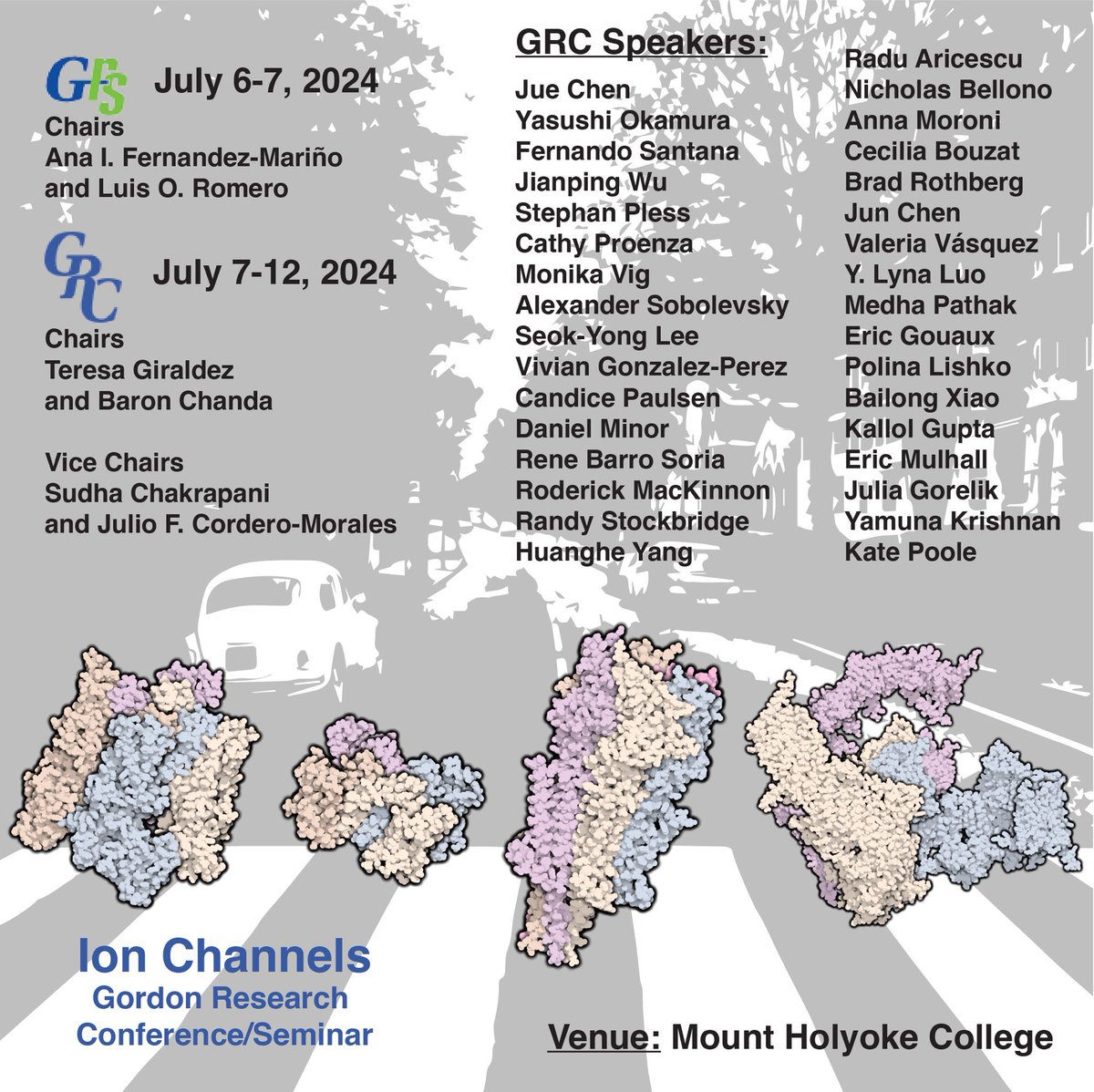 We are almost full! Just a few months away from the Ion Channels GRS/GRC. If you’re considering attending, apply/register ASAP. It’s going to be fun!!!