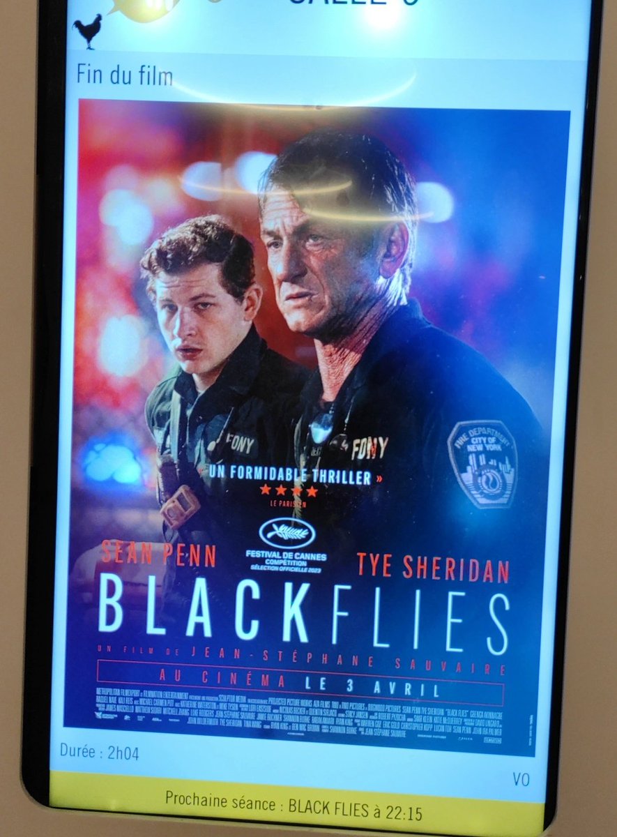 Ciné du jour ✨

Peu de com et peu d'info sur ce film, je suis cependant curieuse ! On va voir !
#BlackFlies