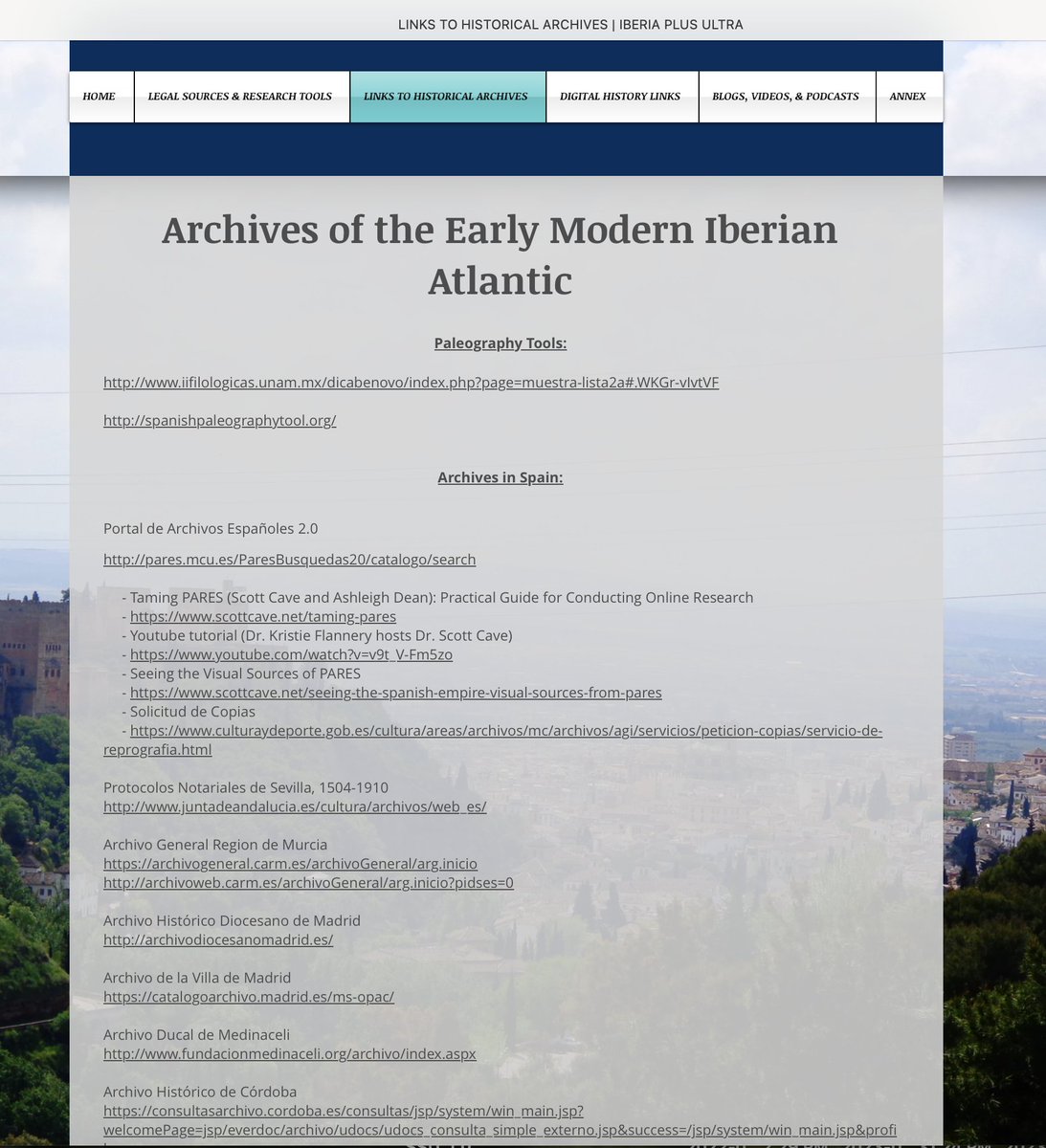 Olga Gonzalez-Silen (@gonzalezsilen) on Twitter photo El historiador <a href="/DrMaxDeardorff/">Max Deardorff</a> ha reunido una lista muy útil de recursos digitales en archivos para el estudio de la historia colonial de la América Español
maxdeardorff.org/links-to-histo… El historiador <a href="/DrMaxDeardorff/">Max Deardorff</a> ha reunido una lista muy útil de recursos digitales en archivos para el estudio de la historia colonial de la América Español
maxdeardorff.org/links-to-histo…