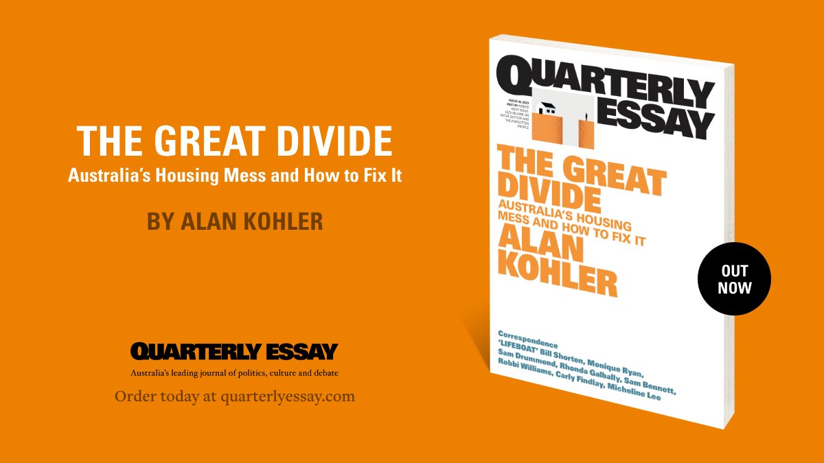 ‘By pricing our fellow citizens out of our most productive places, we don’t just deprive them of better wages; we deny our country greater wealth.’ @JosephNWalker shares his response to THE GREAT DIVIDE by @AlanKohler. Read online now. ow.ly/QcCY50QXiFG