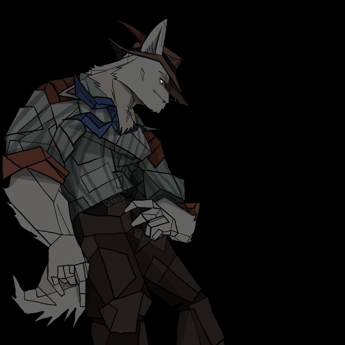 The_ZARMAN's tweet photo. Drew Nicodemus FROM #DeadLaws #furryart #art #furryartwork #drawing https://t.co/PsBfsWSr5E