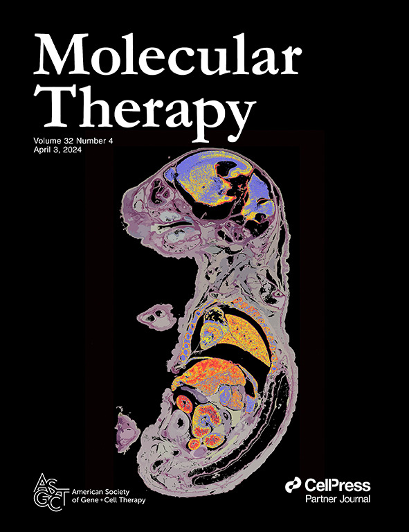 The April issue of @MolTherapy is out now! On the cover: A team from @UCSF showed multi-organ antisense oligonucleotide (#ASO) distribution in a mouse embryo section after a single in utero amniotic fluid injection. Read the issue: bit.ly/3J5kFPe