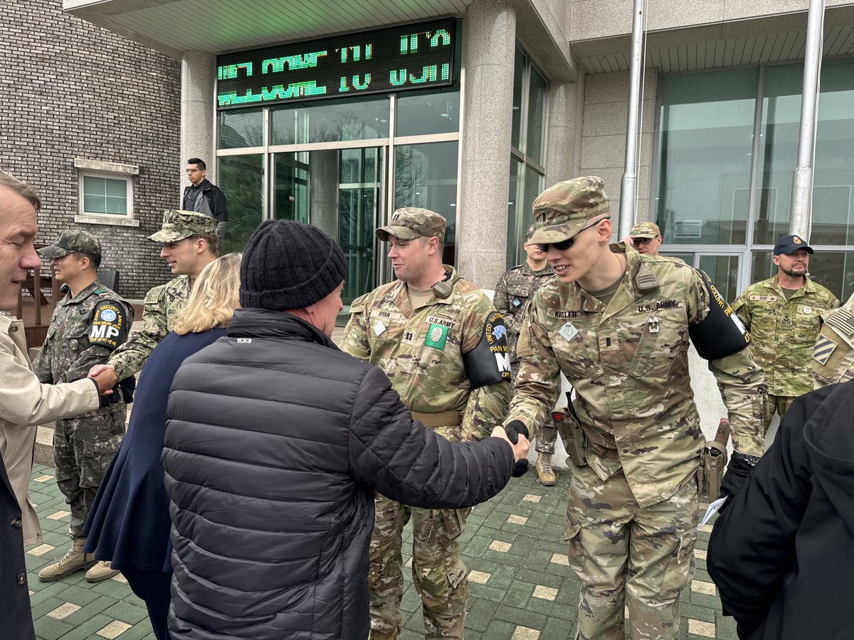 It was an honor to meet with President Yoon on our visit to South Korea. We discussed the critical job of U.S. servicemembers stationed there, and how strengthening military cooperation is essential to bolstering security in the region and deterring our adversaries.