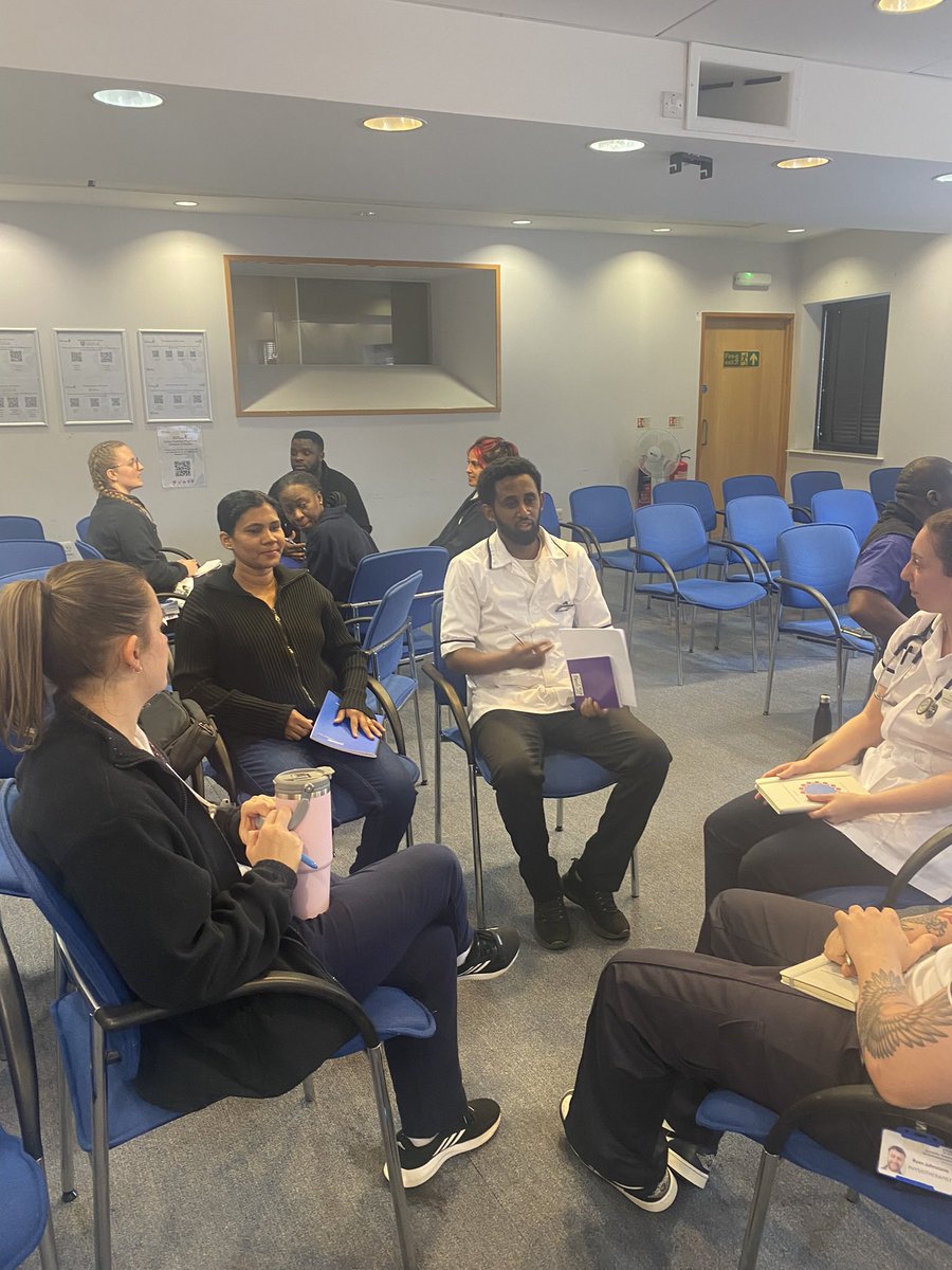 @NGHnhstrust @NGHTherapies excellent AHP preceptorship workshop today , engaged though provoking conversations #professionalism #scopeofpractice #delegation