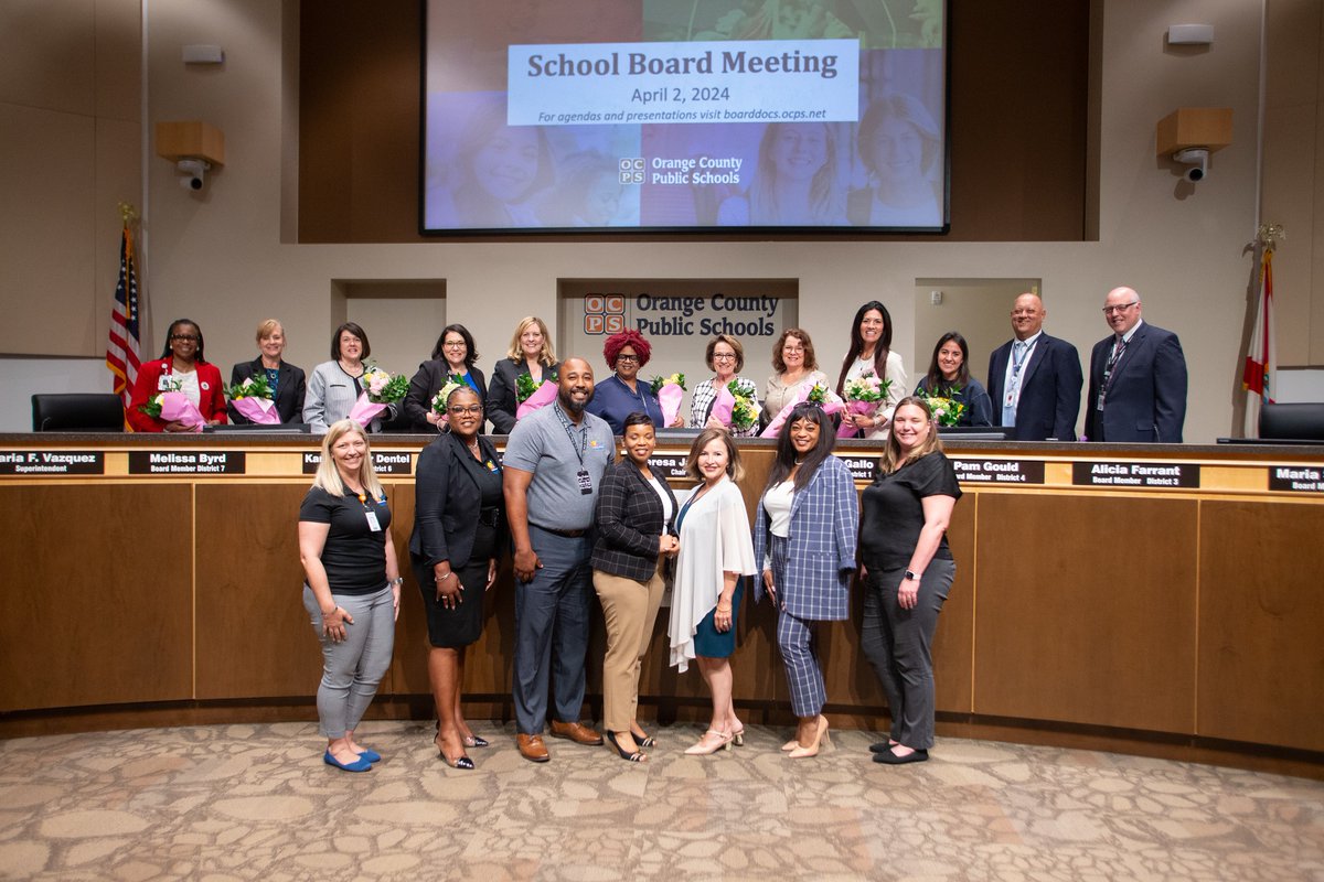 Thank you to the members of the Orange County Association of School Administrators who took time to honor our OCPS assistant principals and directors for all they do for our district! #ocps #AssistantPrincipalsWeek