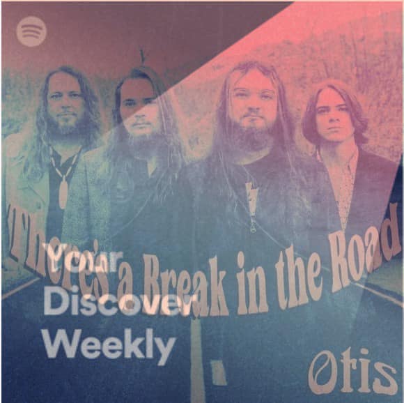 𝐃𝐈𝐆 𝐓𝐇𝐈𝐒!! “There’s a Break in the Road” has been added to #DiscoverWeekly on @Spotify ! We really appreciate all the radio, press, and streaming we’re getting from this single, it means the world to the four of us! Listen On Spotify open.spotify.com/track/3YlX8Een… @oneillpruk