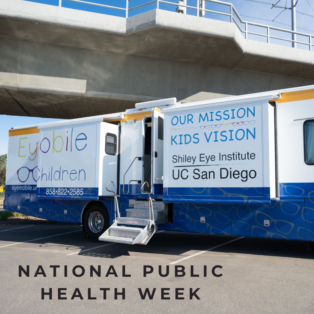 April 1-7 is National Public Health Week. SEI brings eye care directly to underserved communities San Diego County through our EyeMobile programs. Learn more: shileyeye.ucsd.edu/about-us/shile… #NPHW #publichealth