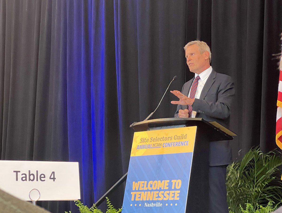 Building relationships is critical in economic development, and Tennesseans are the greatest currency we have in the work we do as a state. Great to join @GovBillLee and @TVAnews’ John Bradley at the annual @SiteSelectGuild conference in Nashville.