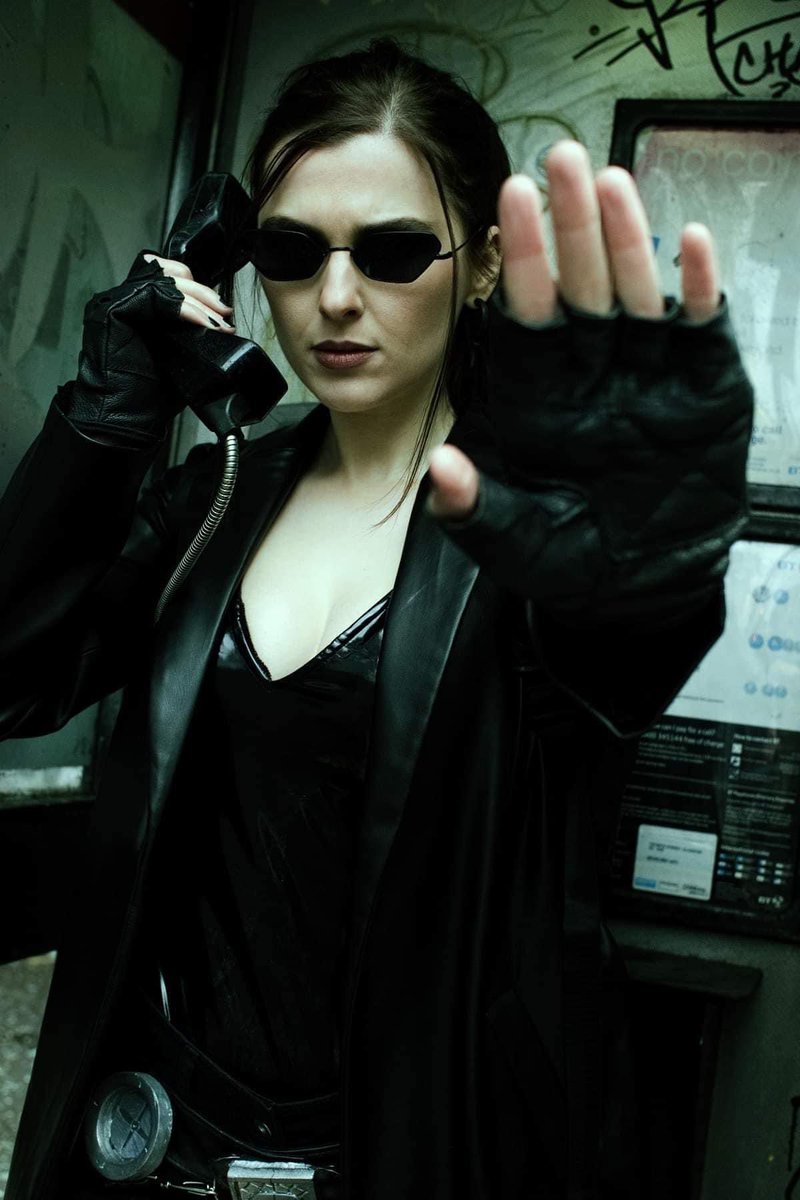 I heard there’s a new Matrix movie in the works? 👀 ahem.. pic by David Lees #thematrix #nicolettemckeown