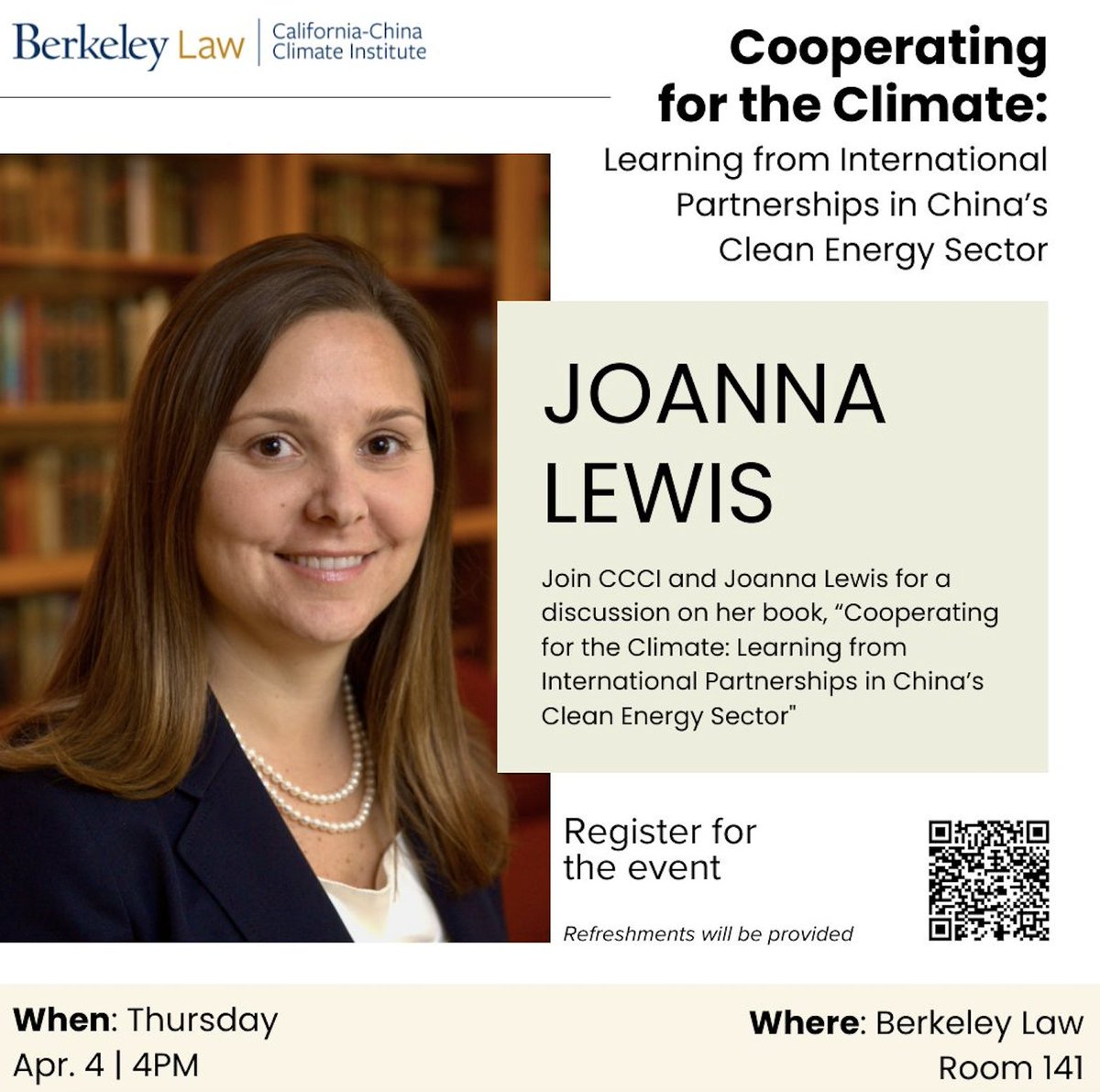 @UCBerkeley @LBNLresearch ... come tomorrow to hear my former @ERGBerkeley PhD student @JoannaILewis from @Georgetown talk about her wonderful new @mitpress book, 'Cooperating for the Climate'