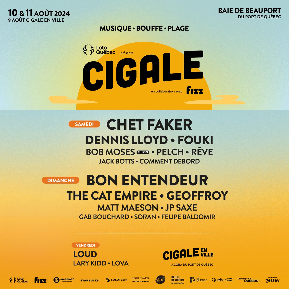 Canada, we're making our way back to Quebec for Cigale on Saturday, August 10. 🇨🇦 Tickets on sale Friday: bmoses.lnk.to/cigale