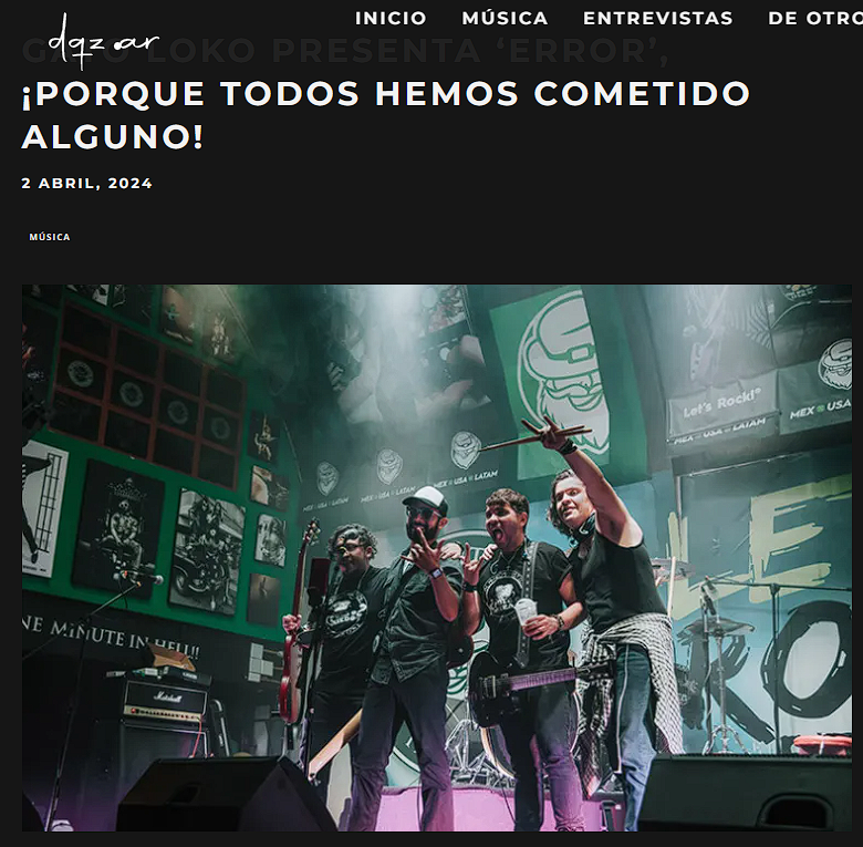 gatolokorock's tweet photo. Cosas que nos llenan el corazón al presentar un #LanzamientoMusical... 

Que medios de cerca y de lejos nos escuchen y hagan eco a nuestra música 📰

¡Gracias @DequeruzaAr por abrirle la puerta al Gato Loko! 🐈🐈‍⬛🐈🐈‍⬛

https://t.co/nOWsesFuI8 https://t.co/h210SA7t9x