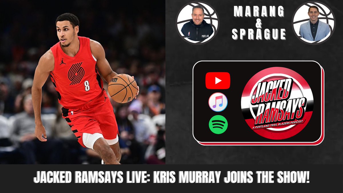 Latest @JackedRamsays with Trail Blazers wing Kris Murray is out now! youtube.com/live/_P8k2G8dk…