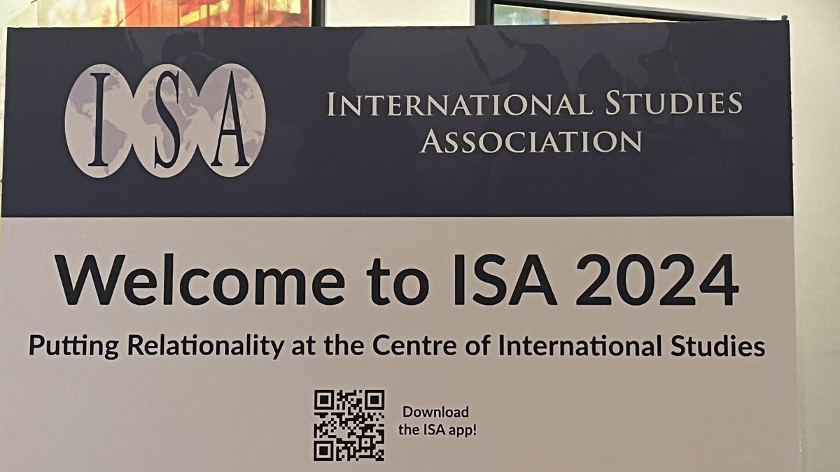 Arrived yesterday in San Francisco for #ISA2024. Looking forward to meeting many colleagues old & new. Our panel “#Ethnographic approaches to the study of International Relations” will occupy the - hopefully ☺️- glorious final slot on Saturday 4pm, I will post details then