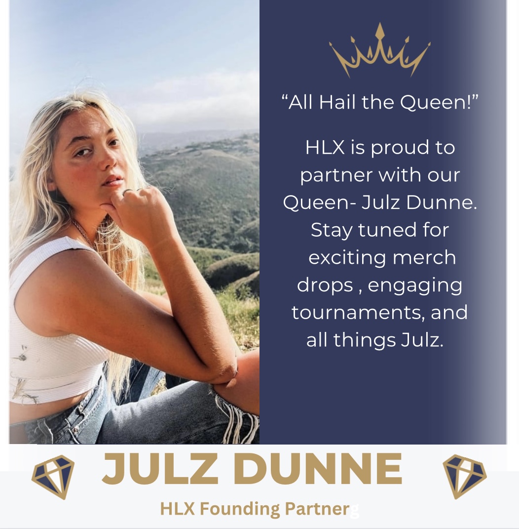 All Hail the Queen! 👑 Nobody does it quite like @julzdunne. HLX is proud to partner with this queen and can’t wait to share all the innovative things she has in store 💥👸🏼🎮🎙🖥🎶🎸