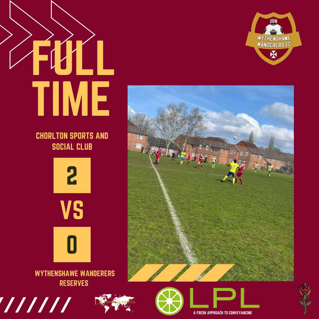 WWFC 2nds 0-2 Chorlton Sports A battle against top of the league for the boys. Unlucky not to convert a pen and set up a nervous last few minutes 😬 we move on! Sponsored by LPL Partners of @WarriorsWaste