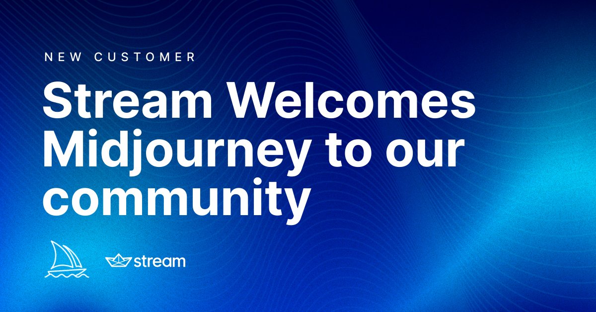 getstream_io's tweet image. Stream is excited to welcome our new customer, @midjourney! 🚀
They will be utilizing Stream’s Chat API to enhance their user experience through in-app chat messaging, allowing them to foster a community.
#getstream #streamchatapi #chatmessagingapi