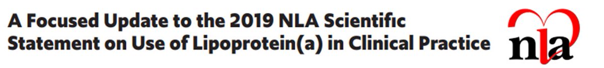 Lo mas importante de la actualización del documento de posición sobre Lp(a) de la <a href="/nationallipid/">National Lipid Association</a> : 
-Puntos de corte
-Cuando medirlo
-Como medirlo
-Drogas disponibles (Estatinas? Aspirina?)
Veamos...