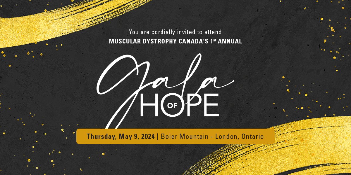 Don’t miss your chance to dine with us at the 1st annual Muscular Dystrophy Canada Gala of Hope. Get on the guest list today: bit.ly/4bsreIu