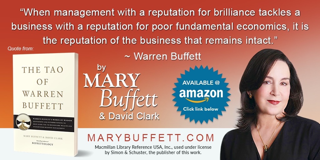 Mary Buffett tweet media