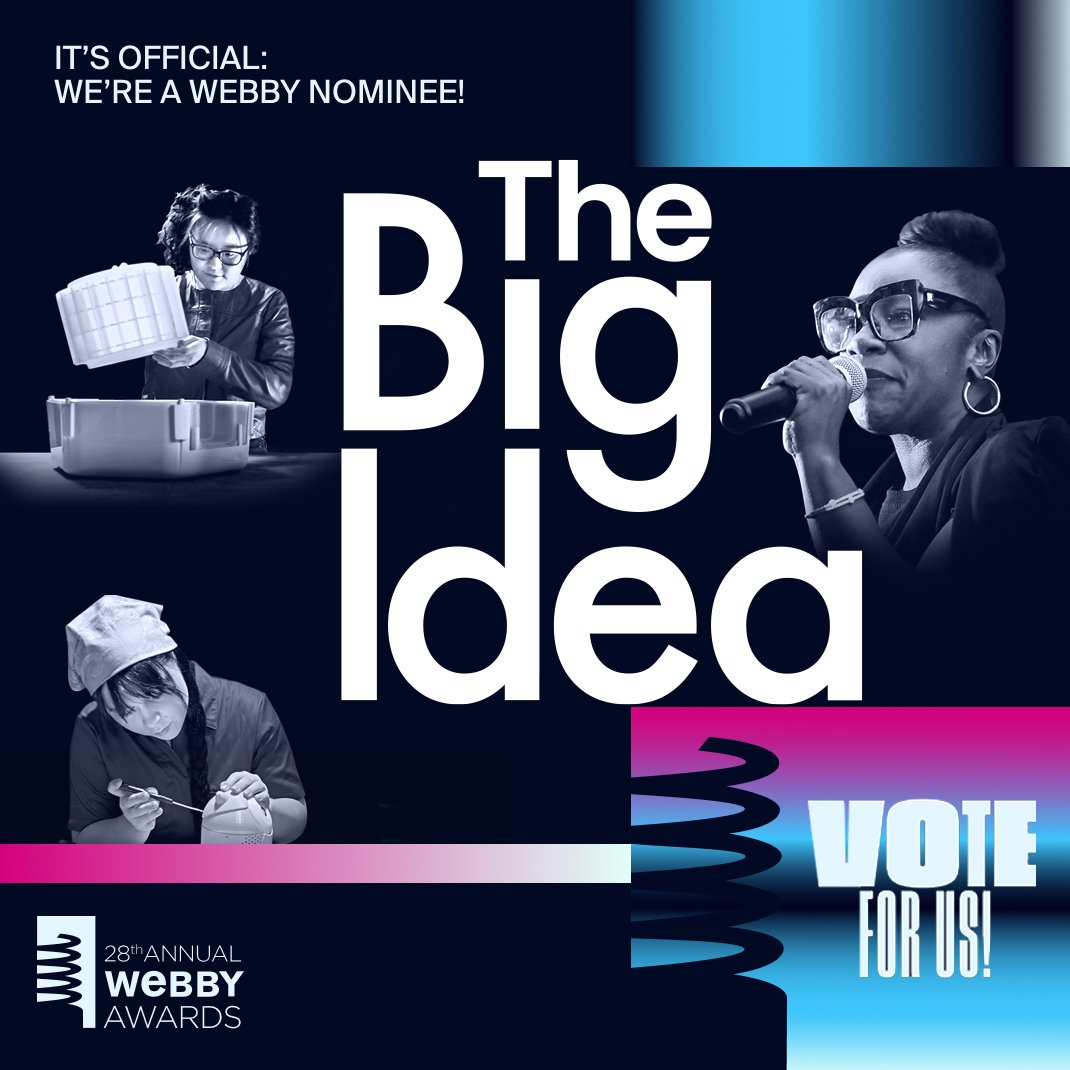 'The Big Idea' has been nominated for @thewebbyawards! VOTE NOW and help spread the word! hubs.li/Q02rJfkt0