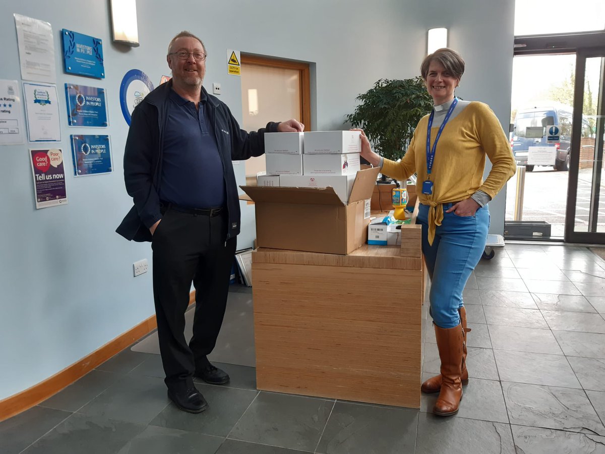Thanks to @thalesgroup for supporting employees taking charity days. This week we had a volunteer with us. They've  been making & delivering 
self care boxes to organisations we work with supporting 
#bereavedparents. @naomiandjack were on our delivery round today