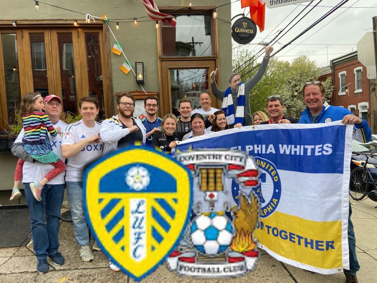 Join us at The Black Taxi this Saturday, April 6th at 10am for Coventry City v. Leeds United. This match is on LUTV. Stop over early, as we will be streaming the Old Farm derby starting at 7:30am. MOT! The Black Taxi 747 N. 25th Street Philadelphia, PA 19130