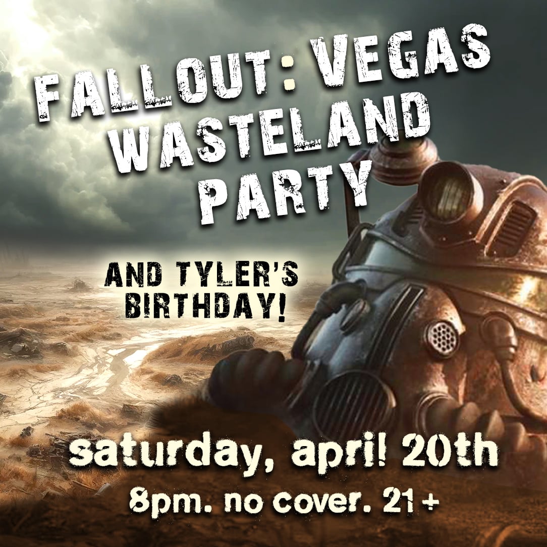 FandomBarLV's tweet photo. https://t.co/GdGMJej2p0
#MillenniumFANDOMBAR #FandomBar #FandomBarVegas #Cocktails #Mocktails #FoodTruck #LetsFandom #Fandom #Cosplay #CosplayBar #Costumes #MFBLV #LasVegas #thingstodo #videogames #rpggames #rpg #falloutnewvegas #falloutTVSeries #fallout https://t.co/fpwC3LWXVP