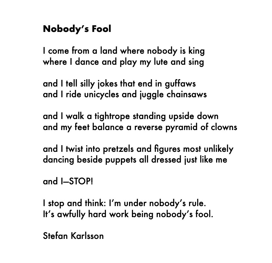 Here’s a little poem inspired by @TheToyPress #WordoftheWeek: fool! This prompt was a fun way to kick off my #NaPoWriMo challenge 😊 
#poetryforkids #poetry #childrenspoetry