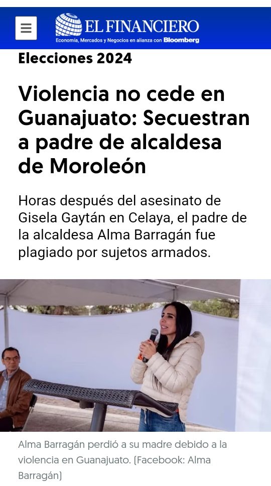 Liam__Grayson's tweet photo. 🚨"El PAN desesperado".🚨

Resulta que el asesinato de la candidata en Celaya Guanajuato, Gisela Gaytán no fue el único hecho lamentable perpetrado en Guanajuato, el suegro de la alcaldesa a reelegirse Alma Denisse Sánchez Barragán también fue secuestrado unas horas después.🤬🤬 https://t.co/6l0REUGgKJ