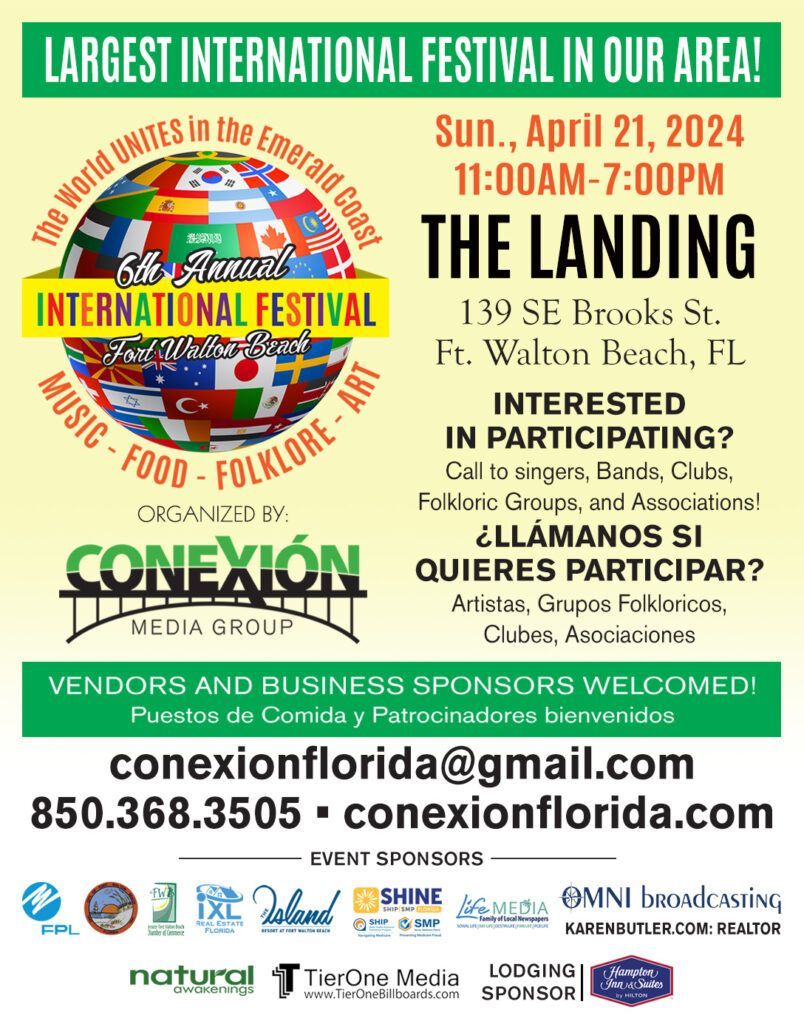 Updated Post: 6th Annual INTERNATIONAL FESTIVAL Fort Walton Beach buff.ly/3TME2RY