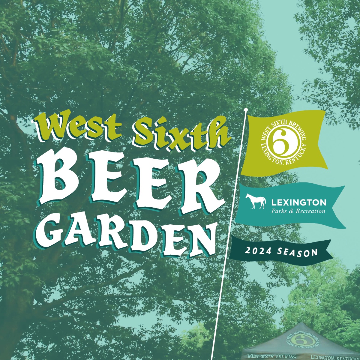 Spring has sprung, Lexington! ☀️Time to kick off some Pop-Up Beer Gardens around the city with Parks & Recreation! For all the dates, vendor info, & updates head to westsixth.com/popuplex