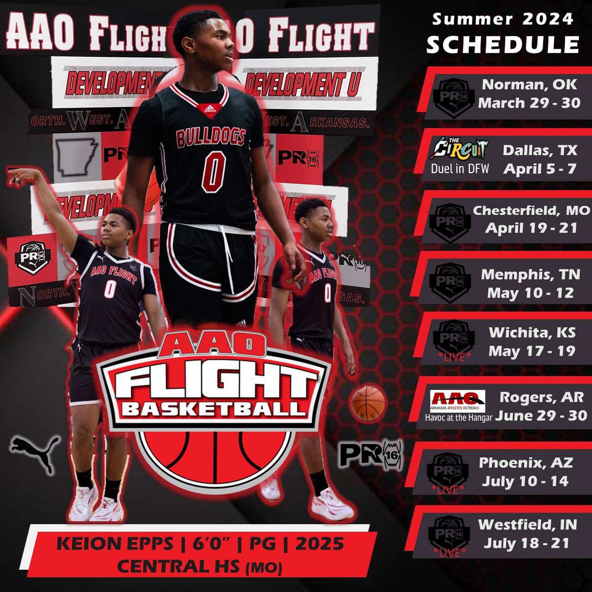 keionepps (@keionepps1) on Twitter photo Here's my schedule for the upcoming spring/ summer AAU season.
<a href="/FlightAAO/">AAO Flight - PRO16</a> <a href="/PRO16League/">PRO16/NXTPRO League</a> <a href="/CoachStark_22/">DaShaun Stark</a> <a href="/Ssiler3/">Sean Siler</a> <a href="/PitCentralHS/">*The Pit* @ THE Central High School</a> <a href="/epps_coach/">Coach Epps</a> Here's my schedule for the upcoming spring/ summer AAU season.
<a href="/FlightAAO/">AAO Flight - PRO16</a> <a href="/PRO16League/">PRO16/NXTPRO League</a> <a href="/CoachStark_22/">DaShaun Stark</a> <a href="/Ssiler3/">Sean Siler</a> <a href="/PitCentralHS/">*The Pit* @ THE Central High School</a> <a href="/epps_coach/">Coach Epps</a>