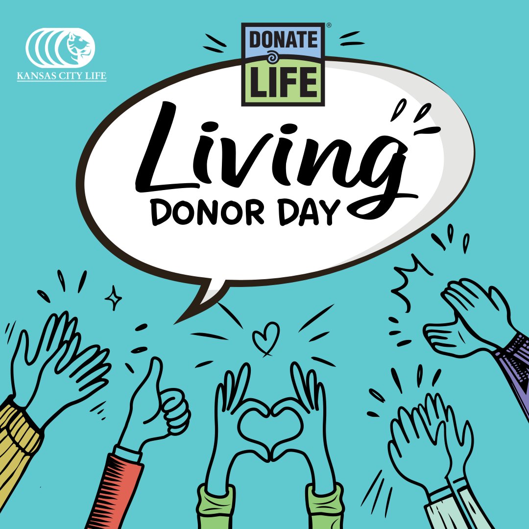 Today, we honor all of the living donors for #NationalLivingDonorDay. #DonateLifeMonth