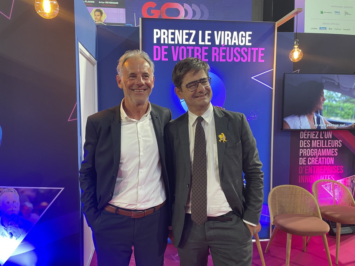 1/3

| Go Entrepreneurs |

Encore une belle après-midi à <a href="/GoEntrepreneurs/">GO Entrepreneurs</a> !

🙌 La visite surprise de <a href="/NicolasDufourcq/">Nicolas Dufourcq</a> , Directeur Général de <a href="/Bpifrance/">Bpifrance</a>  et de <a href="/FrancisBecard/">Francis Bécard</a>, notre ex Directeur Général ;