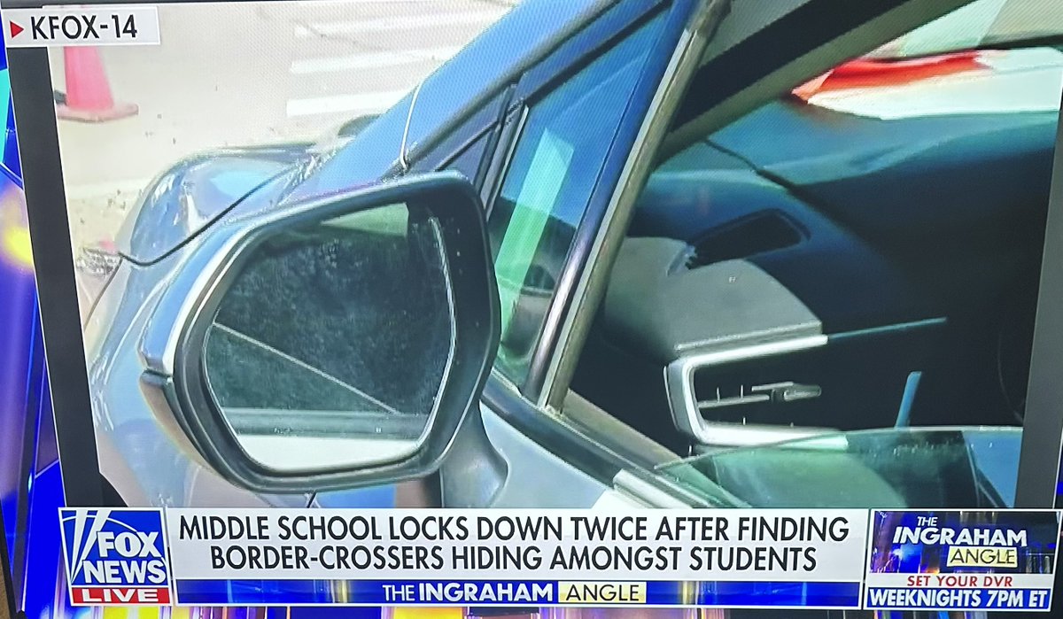 🚨A middle school locked down TWICE after illegals were caught hiding among students This should have been blasted by EVERY politician in the US, and every news outlet, and Biden should have addressed this nationally on public television. Children are now targets. OUTRAGEOUS!