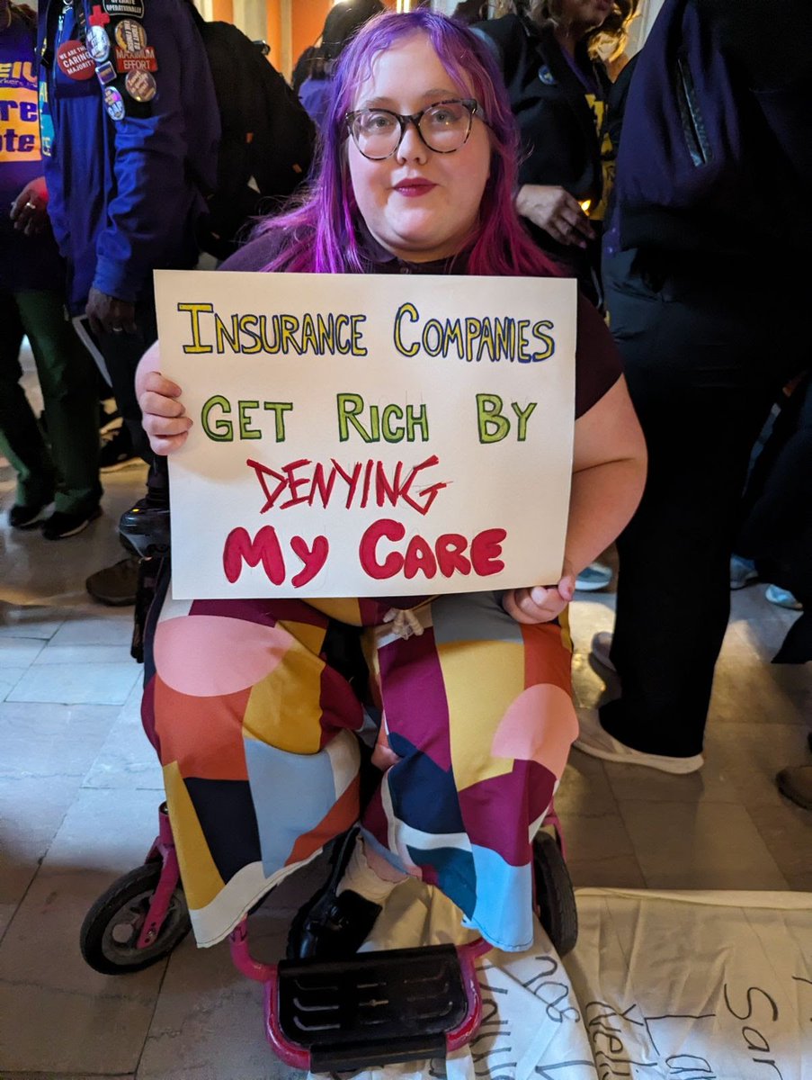 GreggBeratan's tweet photo. Eden joined us in the war room to speak out against cuts to CDPA and in favor of the Home Care Savings &amp; Reinvestment Act! @GovKathyHochul needs to listen. https://t.co/O35f2jnNtY