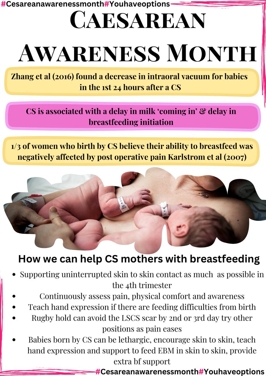 Jaspreet Garcha RM (@jasgarcharm) on Twitter photo Happy Caesarean Awareness Month from UHCW INFANT FEEDING <a href="/nhsuhcw/">UHCW NHS Trust</a> #forhealthcareprofessionals #breastfeeding How to support famillies to reach their infant feeding goals despite medical interventions #caesareanawareness #youhaveoptions #ICAM #biologicalnorm Happy Caesarean Awareness Month from UHCW INFANT FEEDING <a href="/nhsuhcw/">UHCW NHS Trust</a> #forhealthcareprofessionals #breastfeeding How to support famillies to reach their infant feeding goals despite medical interventions #caesareanawareness #youhaveoptions #ICAM #biologicalnorm