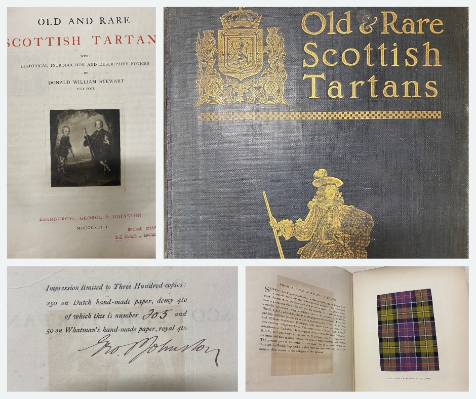 In honour of both Tartan Day (April 6) and the anniversary of the Battle of Culloden (April 16), our Celtic Collection Rare Book of the Month is Old and Rare Scottish Tartans by Donald William Stewart. For more information, visit the Celtic Collection today! #RareBooks #StFX