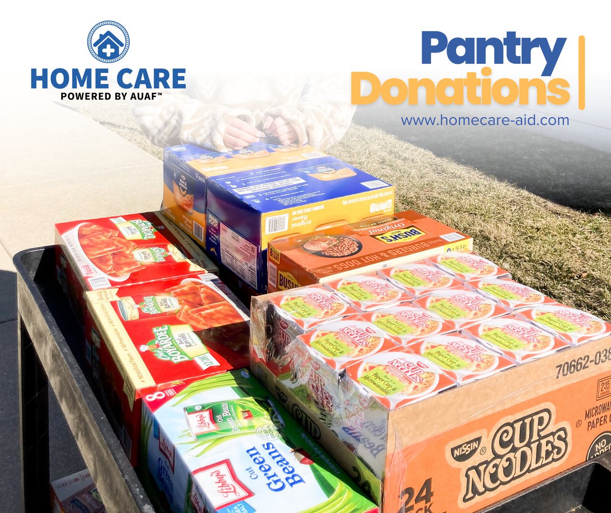 Giving back to the communities we serve is a crucial part of our mission. We are honored to have the capability to donate to food pantries across the greater Chicago area and provide families with food security.

#foodpantry #donations #seniorcare #eldercare #HomeCareAUAF