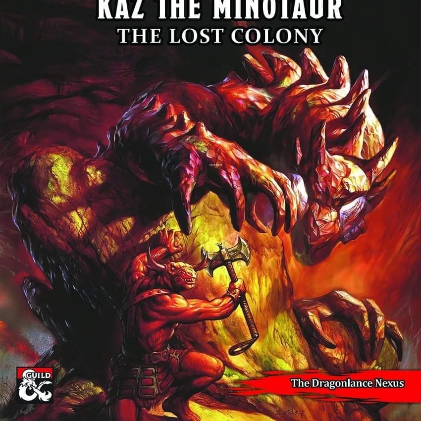 Huzzah! THE JOURNALS OF KAZ THE MINOTAUR: THE LOST COLONY is now available in hardcover again! Get your copy today!

facebook.com/10002486861152…