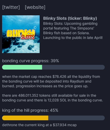 BlinkySlot's tweet photo. We are live on @pumpdotfun !
#pumpfun #blinky https://t.co/VaUNp1ny6i