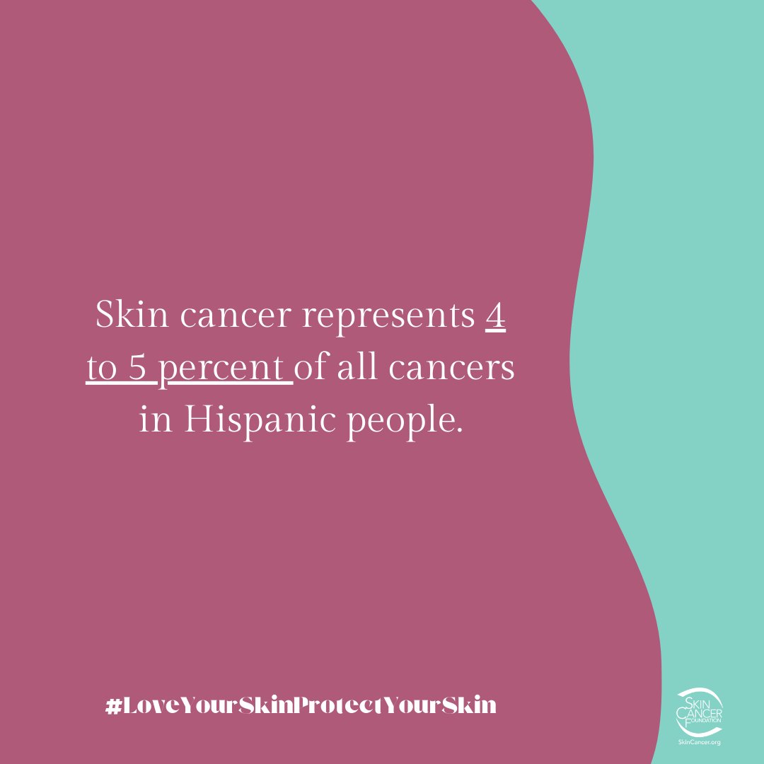 Did you know skin cancer affects everyone — regardless of skin type or ethnicity? Loving your skin means protecting your skin. A healthy mix of sun protection and regular skin checks is the best way to stay vigilant. #LoveYourSkinProtectYourSkin