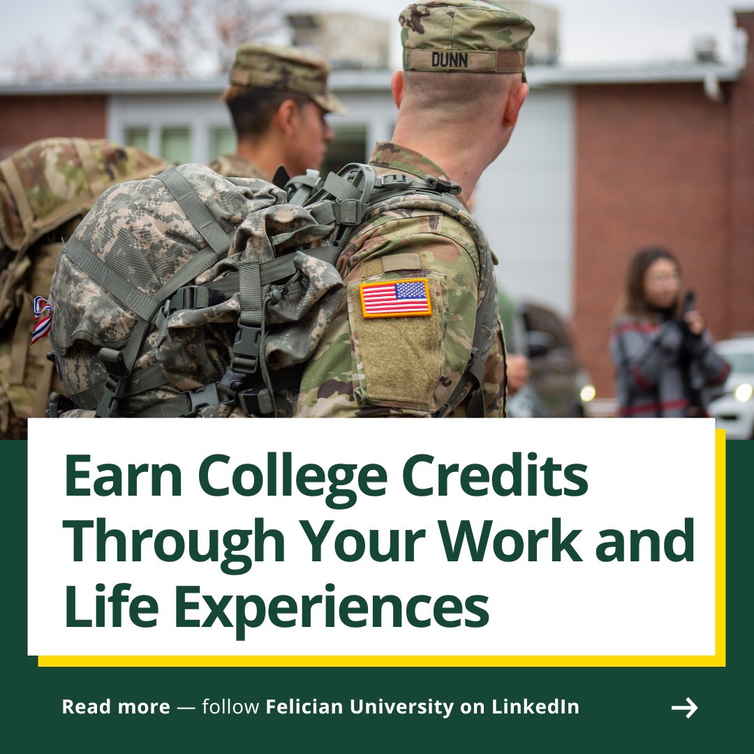 Save money and graduate faster! With Prior Learning Assessment (PLA), you can gain credits through your life experience, including professional work, volunteering, military service, corporate trainings, civic leadership, and more. Read more here: bit.ly/49ooSID