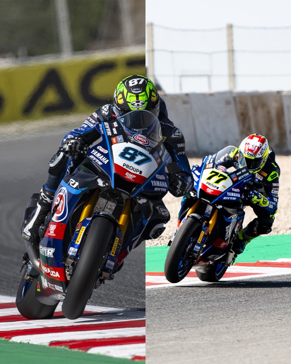 ✅ Never too late for *that* day 🔥 It's a mini double one waiting for new wheelies to come 🤪 #WheelieWednesday @GardnerRemy @DomiAegerter77 @WorldSBK @yamaharacingcom