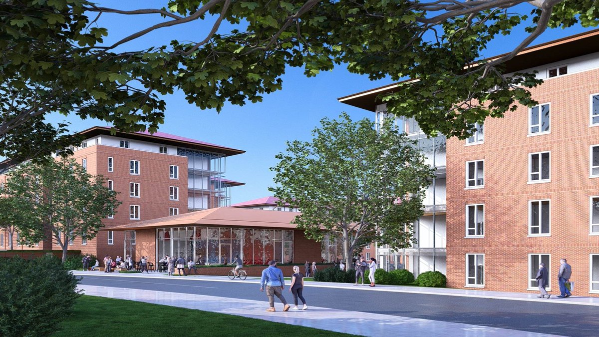 At @OleMiss, our team is serving as construction manager-advisor for a new student housing project. The project will include 959 beds across 320,000 square feet in four buildings. #Skanska #StudentHousing