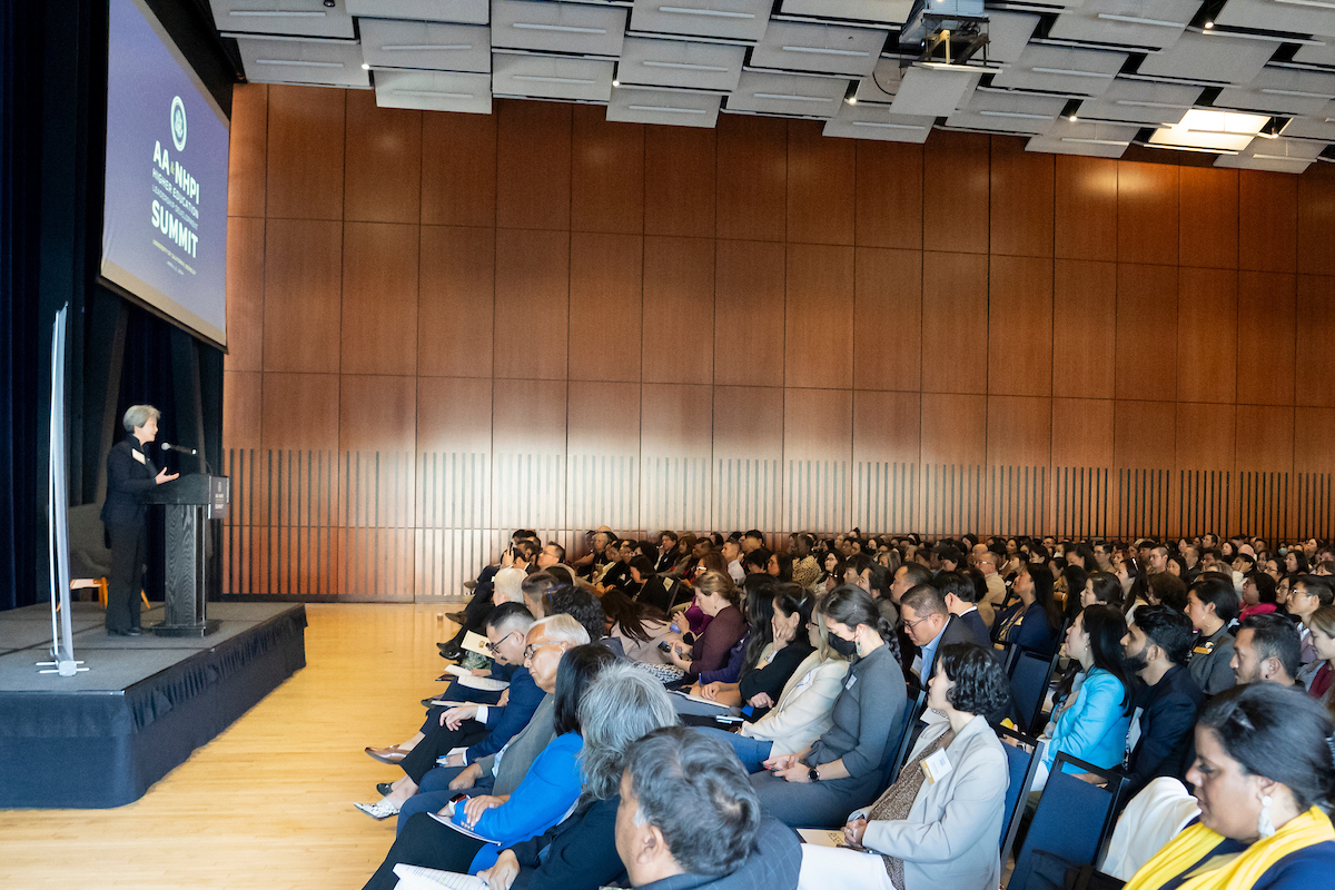 On April 2, UC Berkeley hosted the White House Initiative on Asian Americans, Native Hawaiians, and Pacific Islanders (WHIAANHPI) Leadership Development Summit at the Pauley Ballroom. Learn more: bit.ly/4akn70j