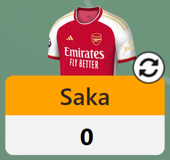 Saka not in the squad. fplgameweek.com now updated with this so if you visit our site you can see how this affects your live ranking and mini league positions. #FPL