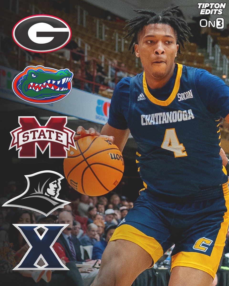 NEWS: Chattanooga transfer forward Sam Alexis has cut his list to five schools, he tells <a href="/On3sports/">On3</a>: 

Georgia
Florida 
Mississippi State
Providence 
Xavier 

The 6-9 sophomore has also scheduled two official visits: on3.com/transfer-porta…