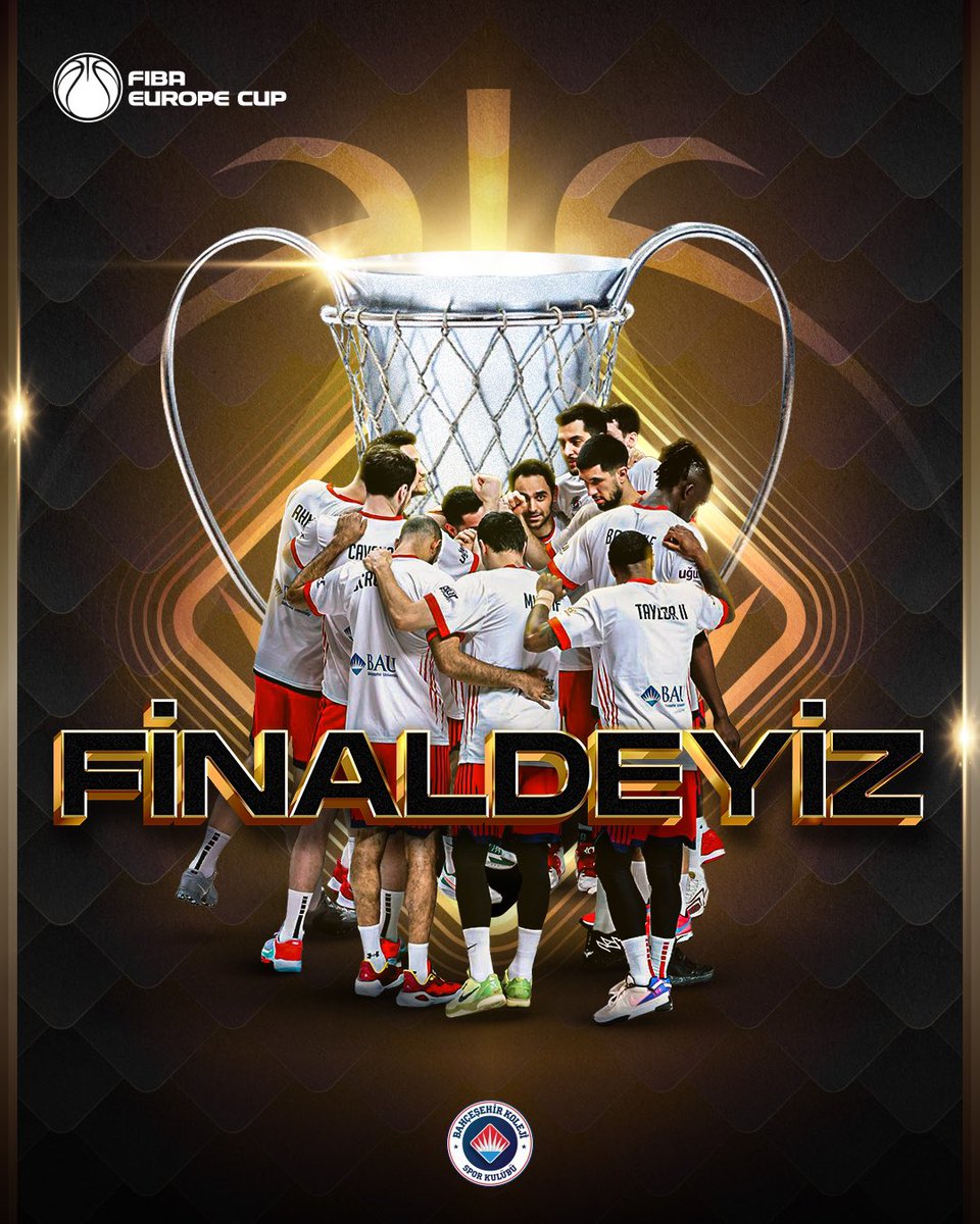 🏆 Zirveye bir adım kaldı! 

#FibaEuropeCup #KupayaGözKırpıyoruz
#FlyHighTogether